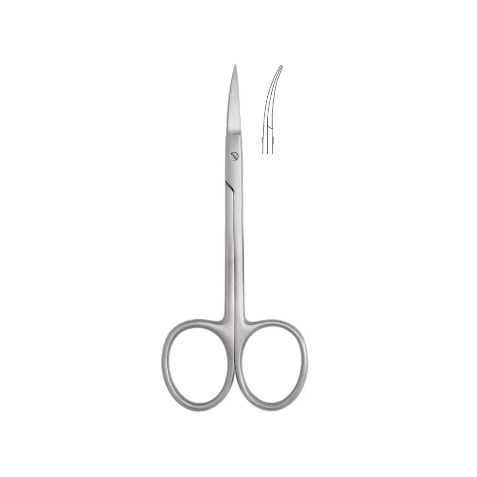 Serrated Ultrafine Scissors Curve