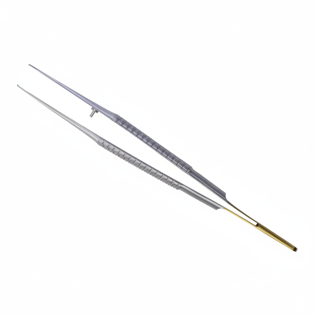 Micro Tooth Curve Tweezers