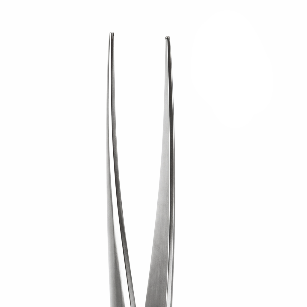 Micro Tooth Straight Tweezers