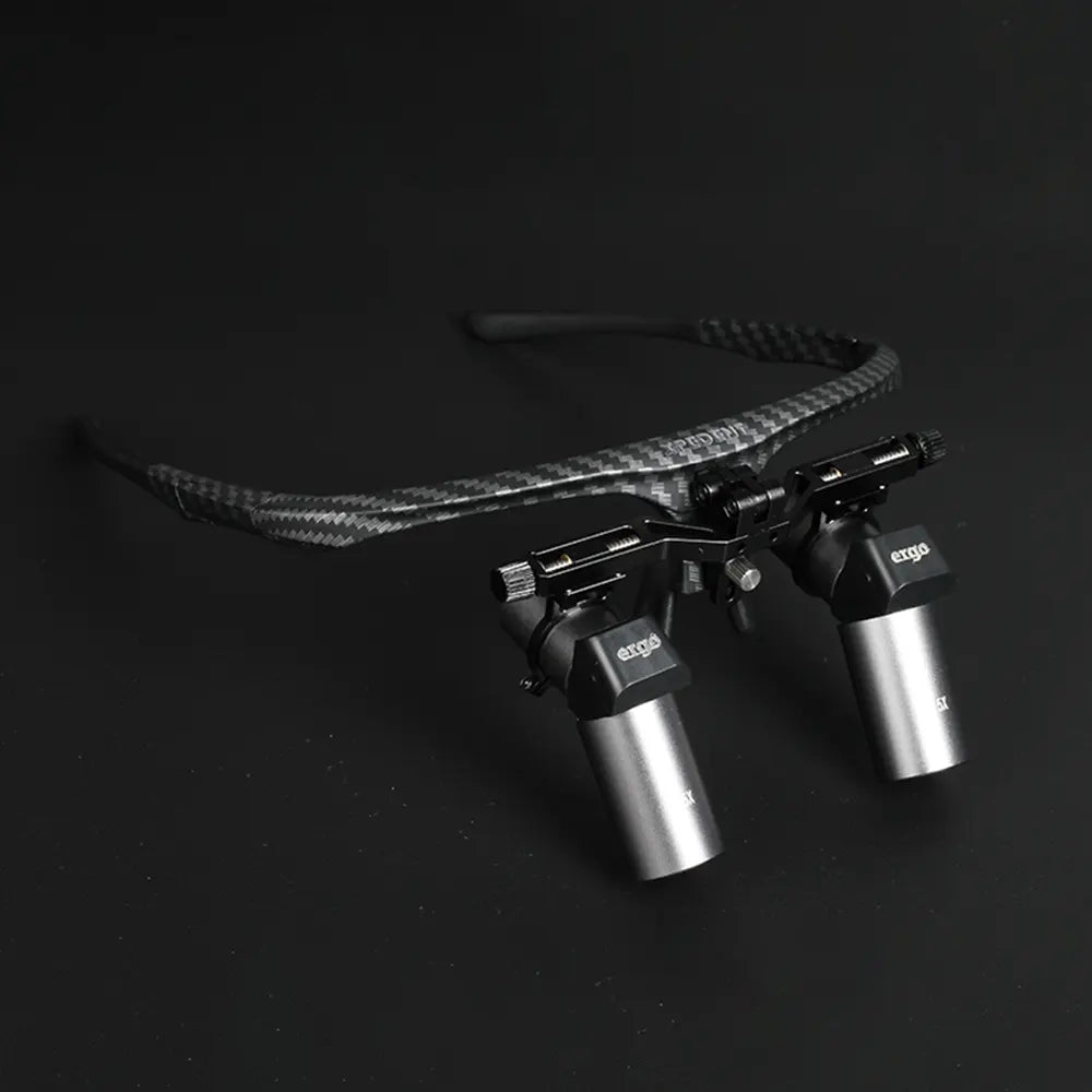 Carbon X-Adjustable Loupes Clip Up