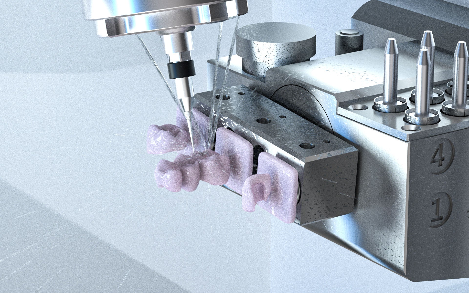 P42 4-AXIS WET MILLING MACHINE